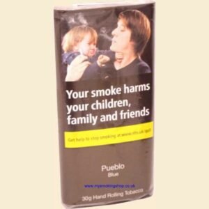 Pueblo Blue (Additive Free) Hand Rolling Tobacco 30g Pouch