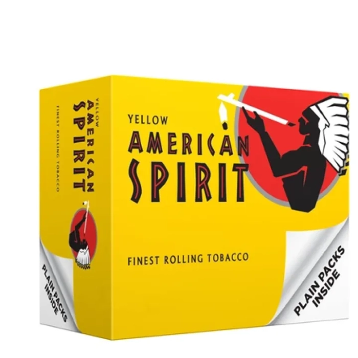 American Spirit YELLOW (Additive Free) Hand Rolling Tobacco 5 x 30g Pouches