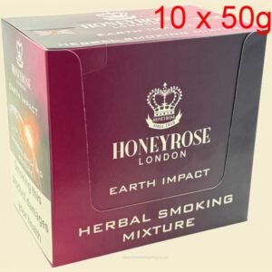 Honeyrose Earth Impact Herbal Smoking Mixture 10 x 50g Pouches