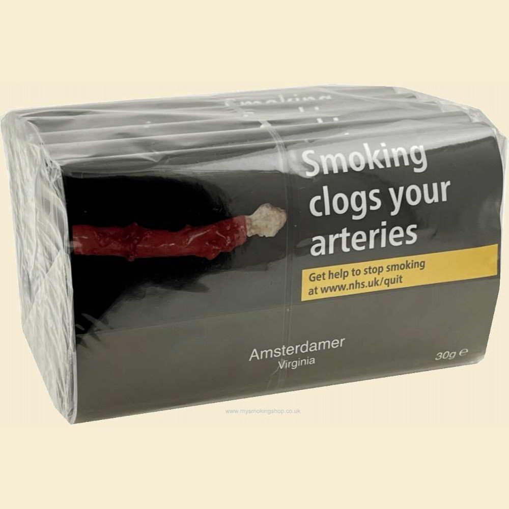 Amsterdamer VIRGINIA Hand Rolling Tobacco 5 x 30g Pouches