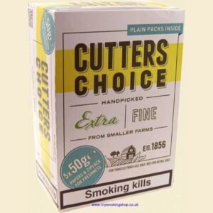 Cutters Choice Extra Fine Hand Rolling Tobacco 5 x 50g Pouches