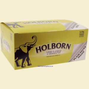 Holborn Yellow Hand Rolling Tobacco 5 x 50g Pouches