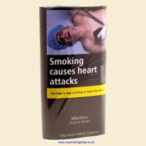 Manitou Virginia Green (Organic Additive Free) Hand Rolling Tobacco 30g Pouch