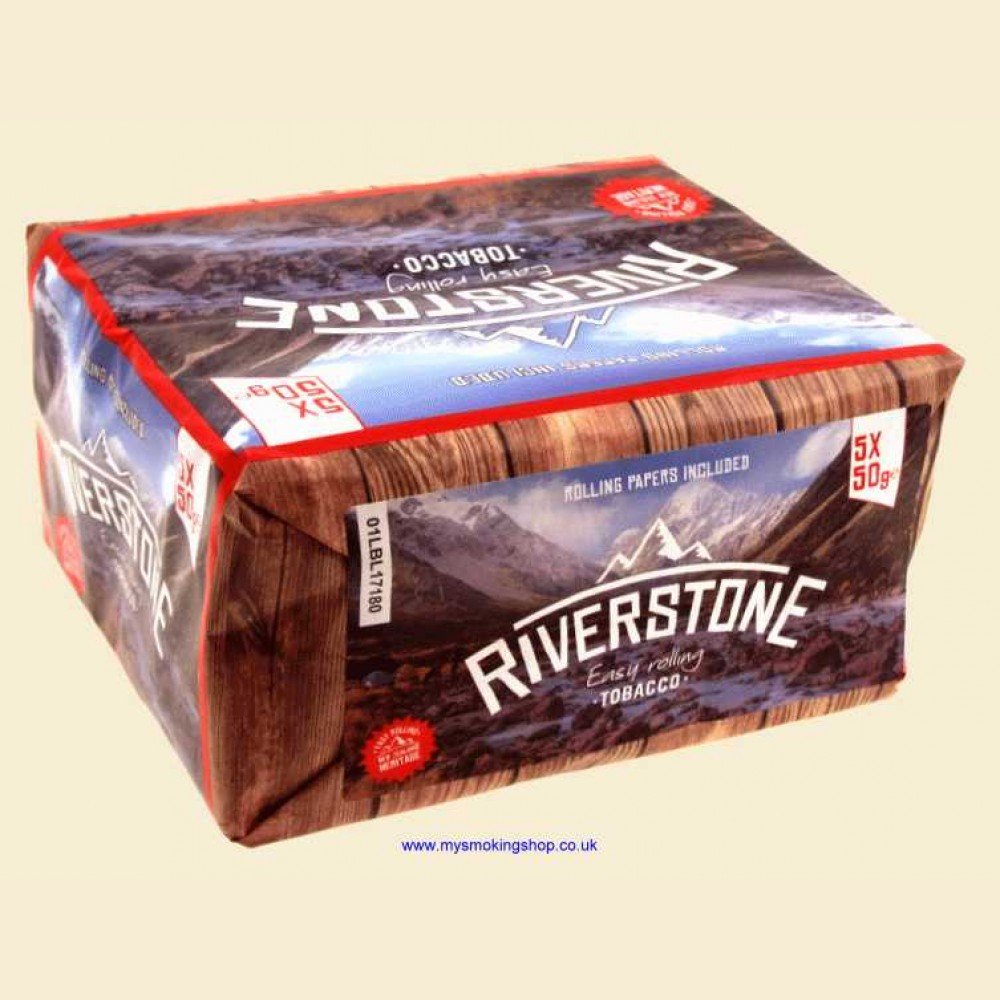 Riverstone Easy Roll Hand Rolling Tobacco 5 x 50g Pouches