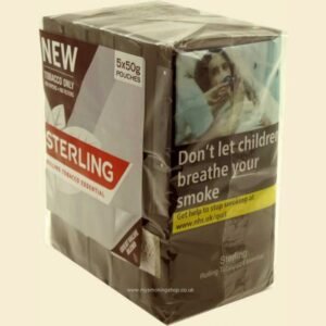 Sterling ESSENTIAL Hand Rolling Tobacco 5 x 50g Pouches